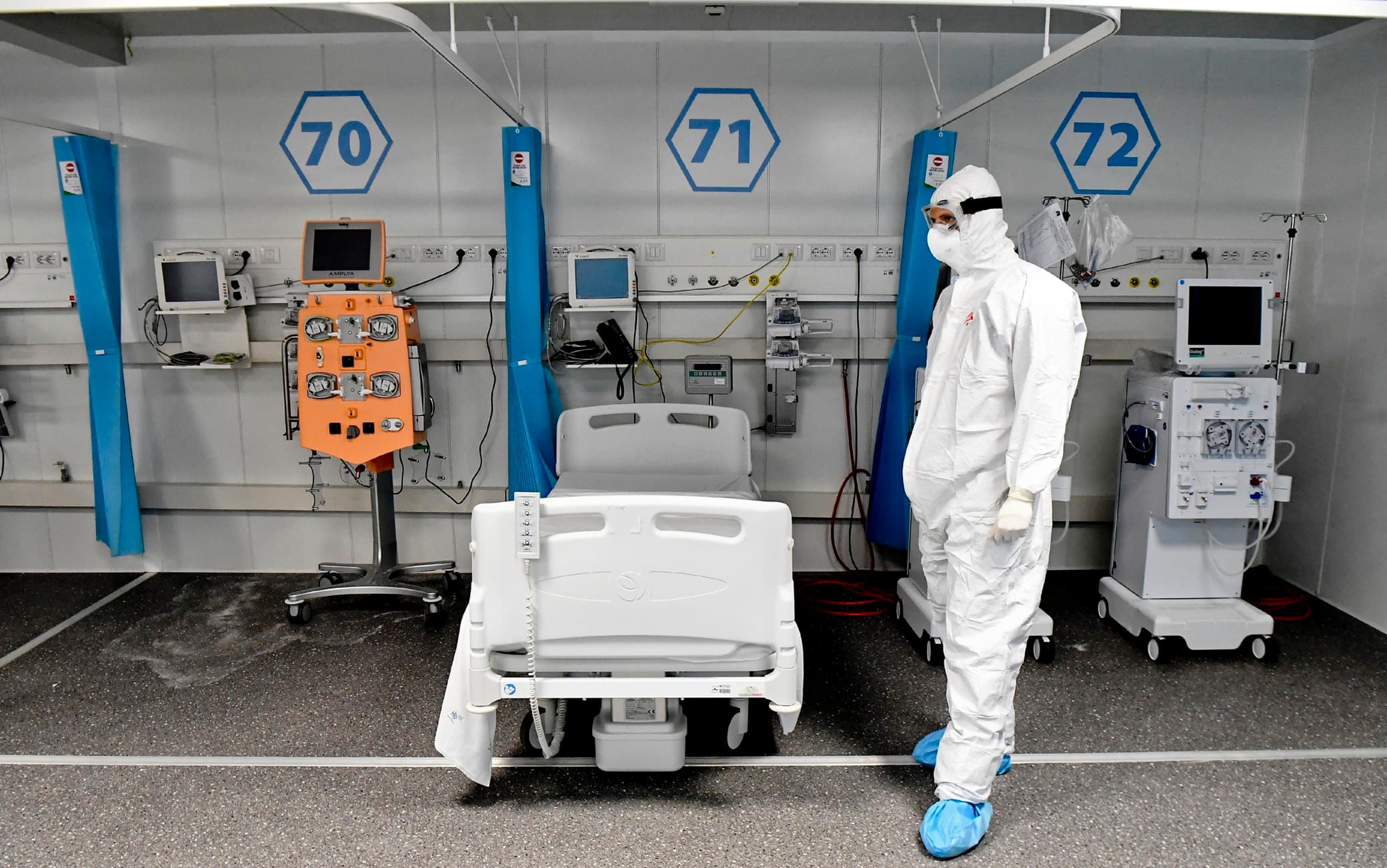 Covid, l'andamento delle terapie intensive in Italia regione per